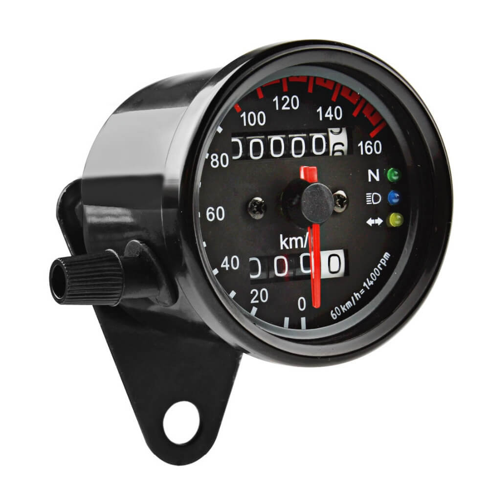 Acheter Compteur vitesse Cafe Racer universel 160km/h Noir avec