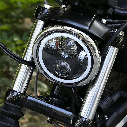 Grille de phare Noir 5,75 pouce Harley Davidson